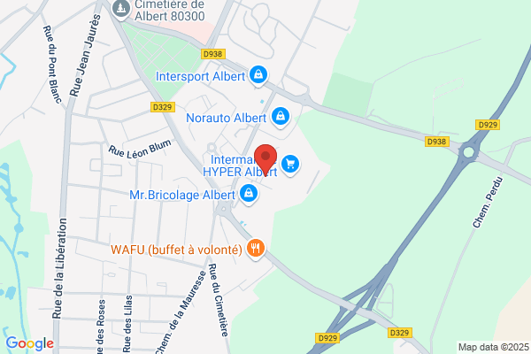 Auchan SUPERMARCHE ALBERT (définitivement fermé)