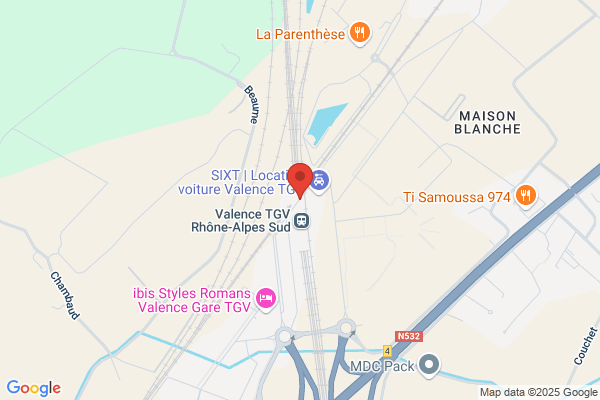 National Car Rental - Gare de Valence TGV