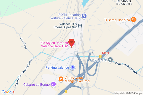ibis Styles Romans Valence Gare TGV