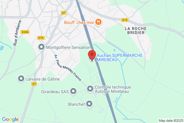 Auchan SUPERMARCHE MIREBEAU