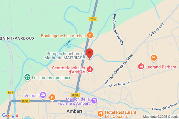 Pompes Funèbres et Marbrerie MAITRIAS - PFG AMBERT