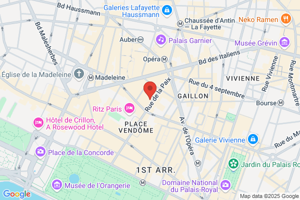 Piaget Boutique Paris - Rue de la Paix