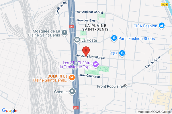 Yespark, location de parking au mois - Avenue de la Métallurgie - Saint-Denis
