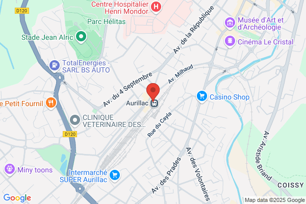 Avis Location Voiture - Gare Aurillac