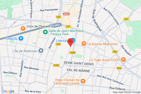 Yespark, location de parking au mois - Bibliothèque Colonel-Fabien - Montreuil