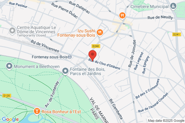 Yespark, location de parking au mois - RER Fontenay-sous-Bois/Bois Clos d'Orléans - Fontenay-sous-Bois