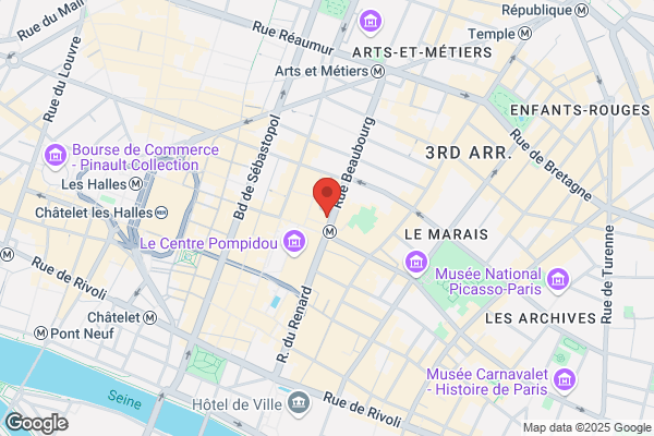 Parking Indigo Paris Beaubourg Horloge