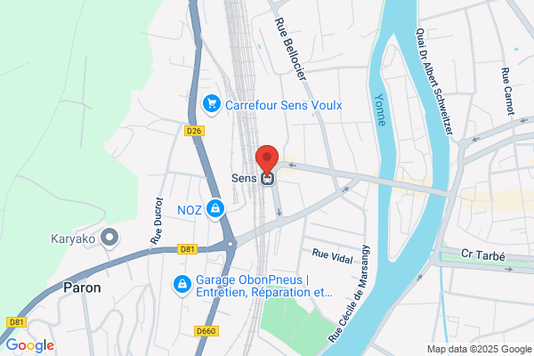 Avis Location Voiture - Gare Sens