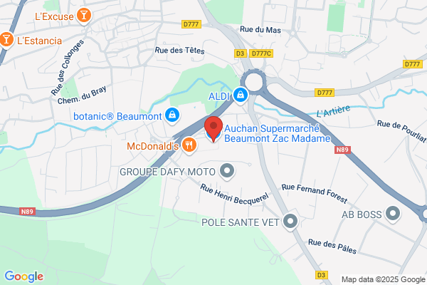 Auchan Supermarché Beaumont Zac Madame