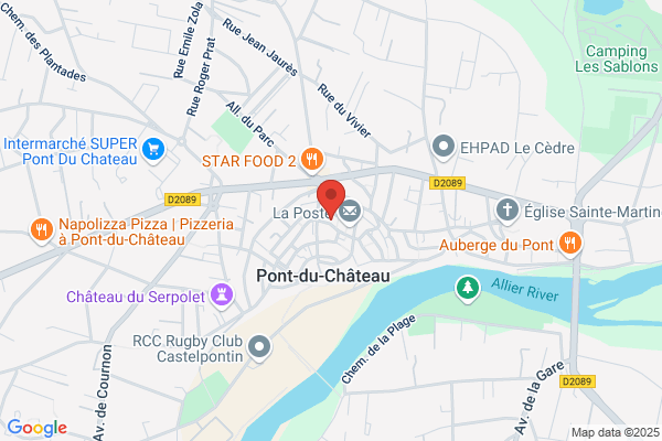 Cours Des Halles De Pont Du Chateau sarl