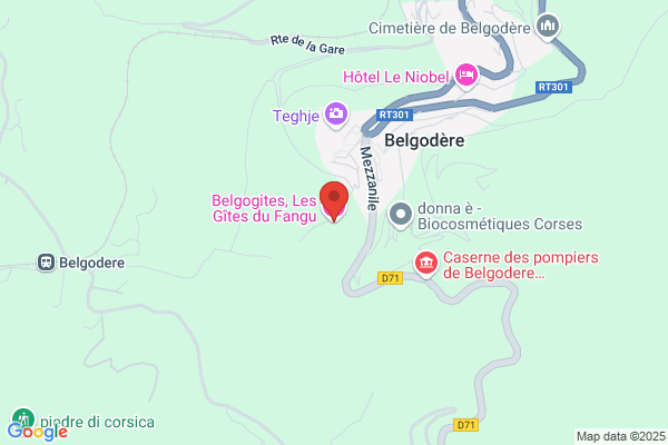 Belgogites, Les Gîtes du Fangu