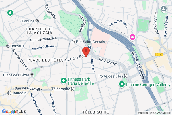 Yespark, location de parking au mois - Station Rue des Bois Paris 19 - Paris