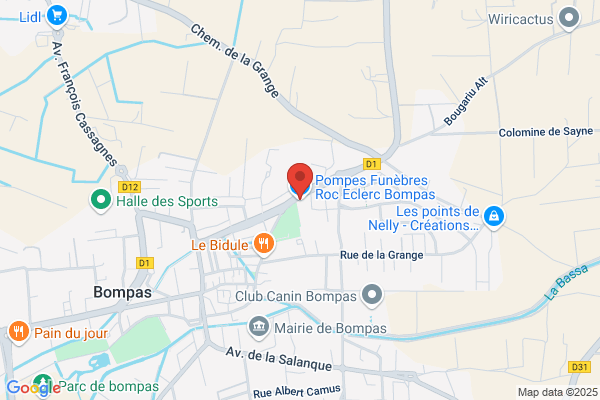 Pompes Funèbres Roc-Eclerc Bompas