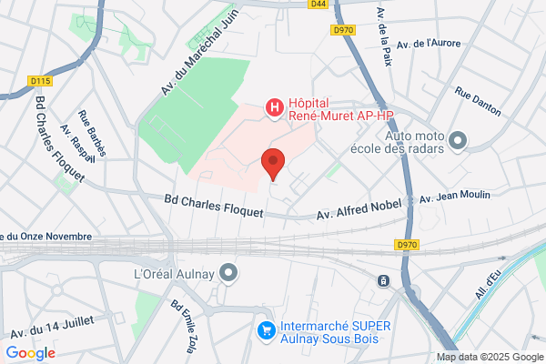 Yespark, location de parking au mois - Stade du Moulin Neuf (aérien) - Sevran