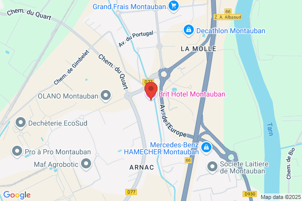 EVzen - Montauban, Brit Hotel
