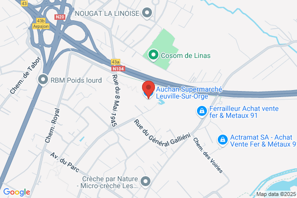 Auchan Drive LEUVILLE SUR ORGE