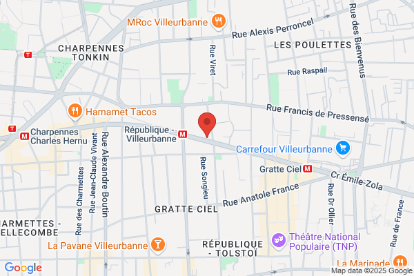Yespark, location de parking au mois - Cours Emile Zola - Villeurbanne