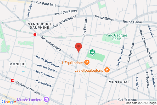Yespark, location de parking au mois - Parc Georges Bazin - Lyon