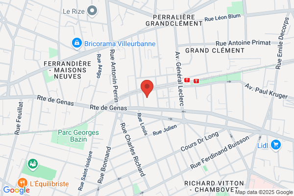 Yespark, location de parking au mois - Parc Nathalie Gautier - Villeurbanne