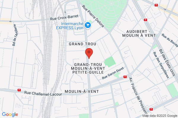 Yespark, location de parking au mois - Place Julien Duret Lyon 8 - Lyon