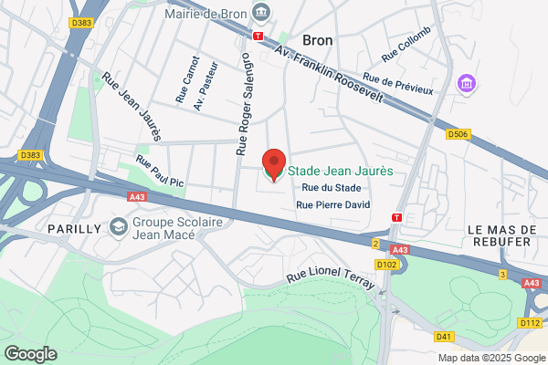 As Bron Stade Jean Jaures