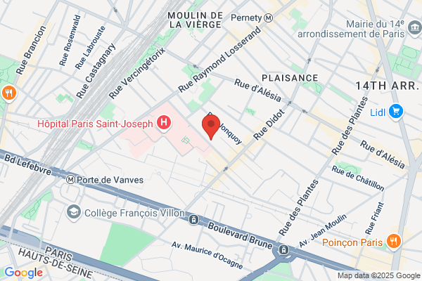 Pompes funèbres PFG PARIS 14 - Rue Pierre Larousse