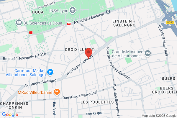 Yespark, location de parking au mois - Einstein - Salengro - Villeurbanne