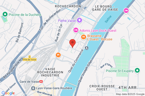Yespark, location de parking au mois - Rue Emile Duport/Gare de Vaise - Lyon