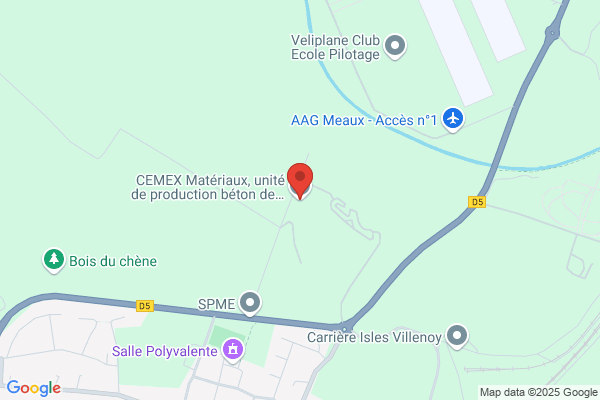 CEMEX Matériaux,  Dépôt de Changis