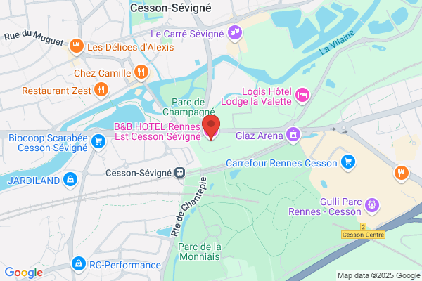 B&B HOTEL Rennes Est Cesson Sévigné