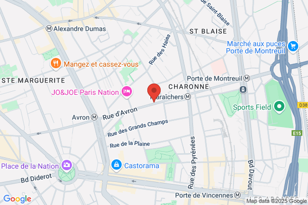 Yespark, location de parking au mois - Maraîchers/Rue d'Avron Paris 20 - Paris
