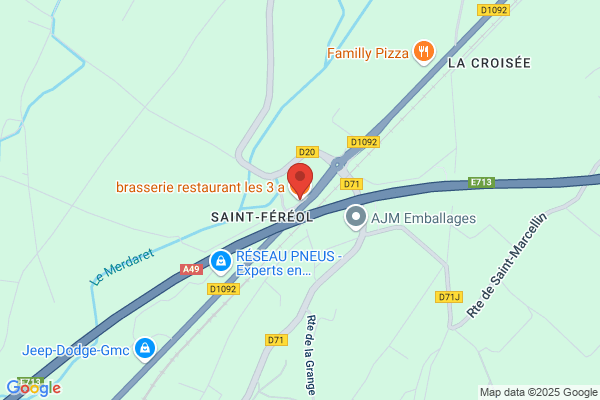 Brasserie Restaurant les 3A
