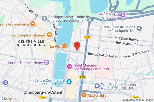 National Car Rental - Gare de Cherbourg - Fermé - Closed