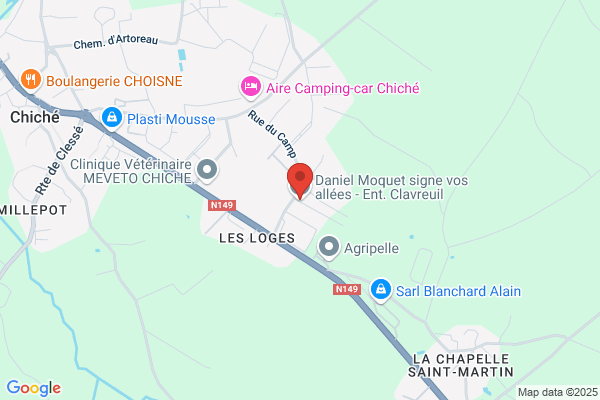 Daniel Moquet signe vos allées - Ent. Clavreuil