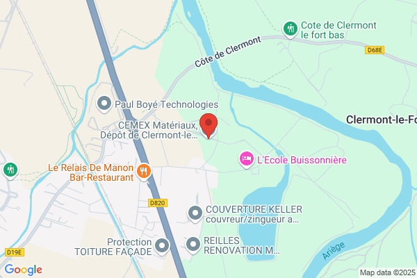 CEMEX Matériaux,  Dépôt de Clermont-le-Fort