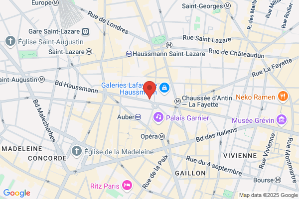 Parking Indigo Paris Haussmann Galeries Lafayette