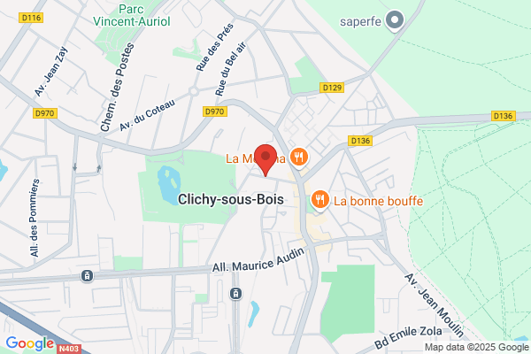 Yespark, location de parking au mois - Parc de la Mairie - Clichy-sous-Bois