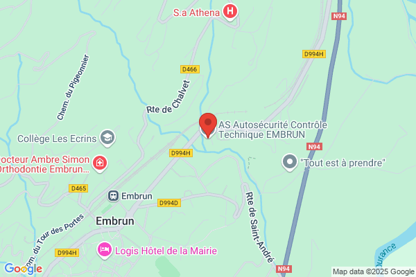 AS Autosécurité Contrôle Technique EMBRUN