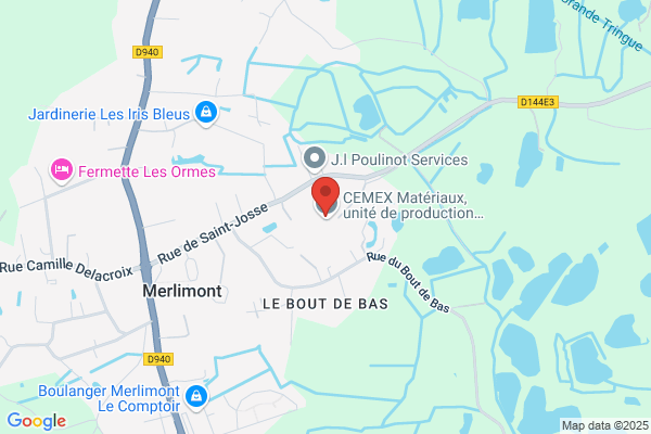 CEMEX Matériaux, unité de production béton de Merlimont