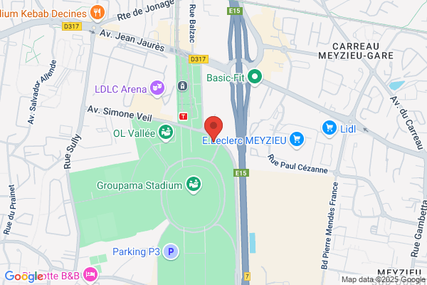 KOPSTER Hotel Lyon Groupama Stadium