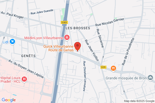 Quick Villeurbanne Route de Genas