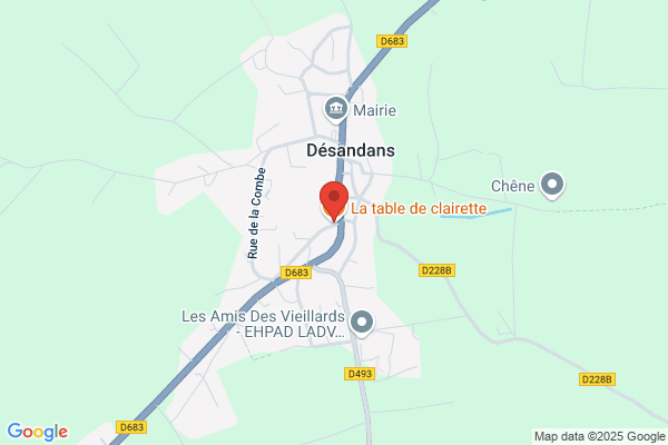 LA TABLE DE CLAIRETTE