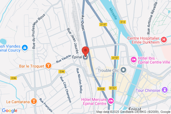 Europcar EPINAL RAILWAY STATION
