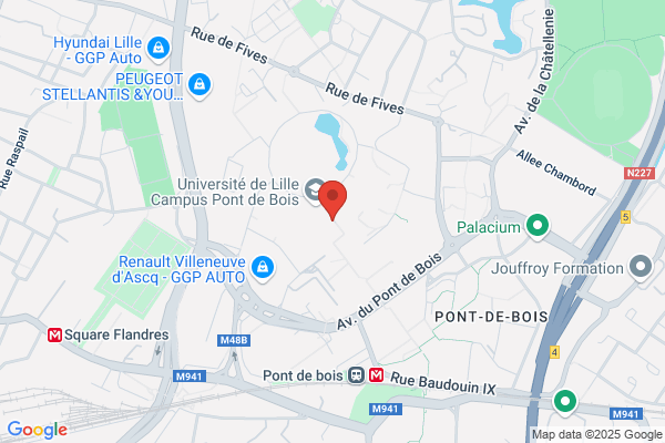 Yespark, location de parking au mois - Pont de Bois/Hôtel de Ville - Villeneuve-d'Ascq