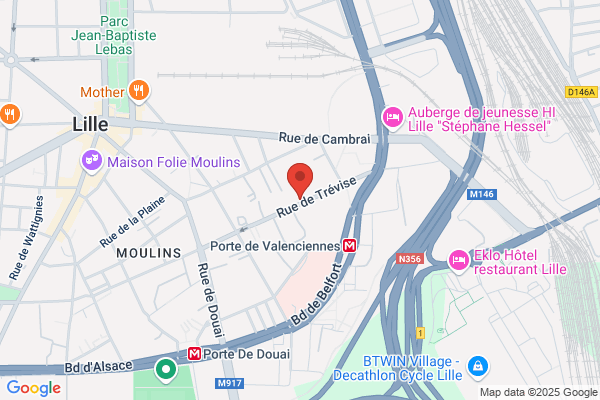 Yespark, location de parking au mois - Porte de Valenciennes - Lille
