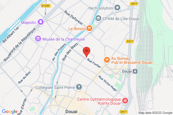 Yespark, location de parking au mois - Rue Fortier - Douai