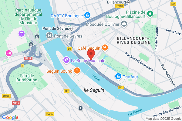 Parking Indigo Boulogne-Billancourt Boulogne Cours De L'Ile Seguin