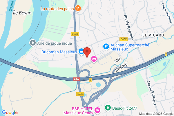 hotelF1 Massieux Rénové