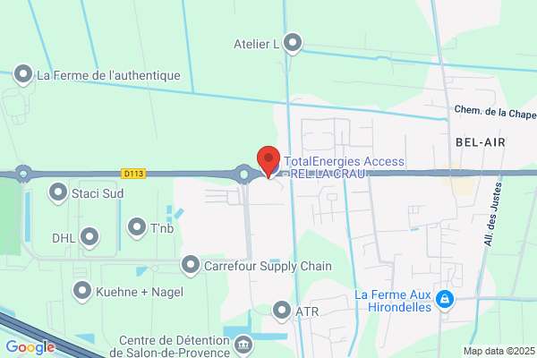 TotalEnergies - La Crau - Access