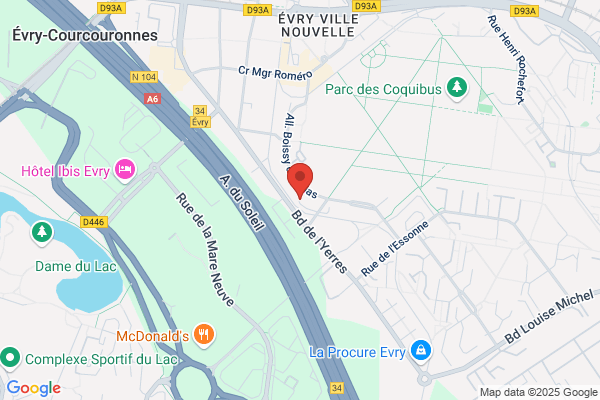 Yespark, location de parking au mois - Mairie d'Evry - Evry